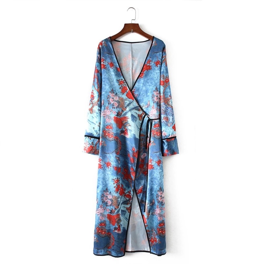 Big SALE ❗️ New Arrivals ! Long Kimono - Picture 4 of 5